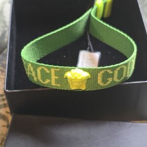 Versace Green Bracelet With  The Iconic Medusa